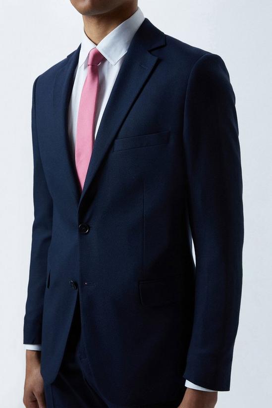 Burton Slim Fit Indigo Marl Suit Jacket 4