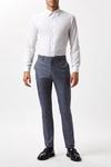 Burton Skinny Fit Blue Check Suit Trousers thumbnail 2