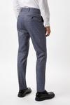 Burton Skinny Fit Blue Check Suit Trousers thumbnail 3