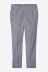 Burton Skinny Fit Blue Check Suit Trousers thumbnail 5