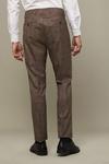 Burton Skinny Fit Neutral Check Suit Trouser thumbnail 3