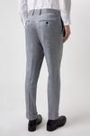 Burton Slim Fit Chambray Blue Slub Suit Trousers thumbnail 3
