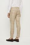 Burton Skinny Fit Stone Textured Check Suit Trousers thumbnail 3