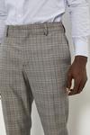 Burton Skinny Fit Grey Blue Pow Check Suit Trousers thumbnail 4