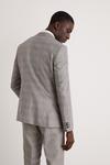 Burton Skinny Fit Grey Blue Pow Check Suit Jacket thumbnail 3