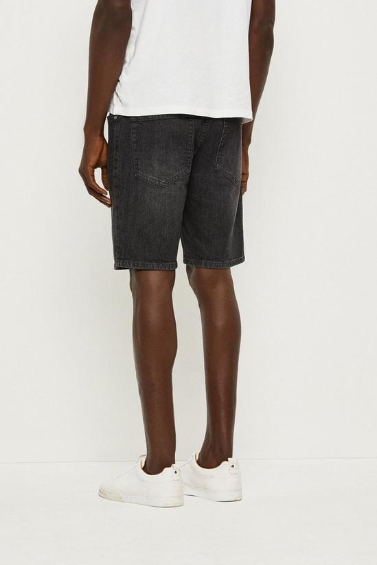 Burton Slim Charcoal Denim Shorts 3