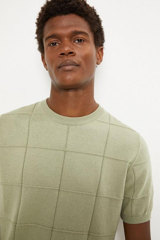 Burton Green Square Knitted T-shirt 4