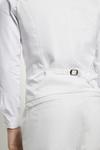 Burton Slim Fit Pale Grey Cotton Stretch Waistcoat thumbnail 6