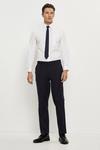 Burton Slim Fit Navy Cotton Stretch Suit Trousers thumbnail 2