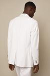Burton Tailored Fit Pale Grey Cotton Stretch Suit Jacket thumbnail 3