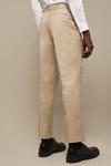 Burton Tailored Fit Stone Cotton Stretch Suit Trousers thumbnail 3
