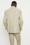 Burton Slim Fit Stone Cotton Stretch Suit Jacket thumbnail 3