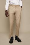 Burton Slim Fit Stone Cotton Stretch Suit Trousers thumbnail 1