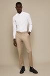 Burton Slim Fit Stone Cotton Stretch Suit Trousers thumbnail 2