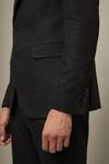 Burton Slim Fit Black Textured Suit Jacket thumbnail 5
