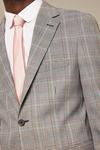 Burton Slim Fit Grey Highlight Check Suit Jacket thumbnail 6