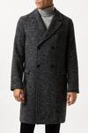 Burton Herringbone Wool Blend Double Breasted Overcoat thumbnail 1