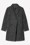 Burton Herringbone Wool Blend Double Breasted Overcoat thumbnail 5