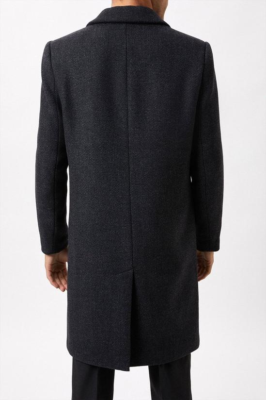 Burton Twill Wool Blend Overcoat 3