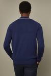 Burton Pure Cotton Blue Tipped Placket Knitted Polo Shirt thumbnail 3