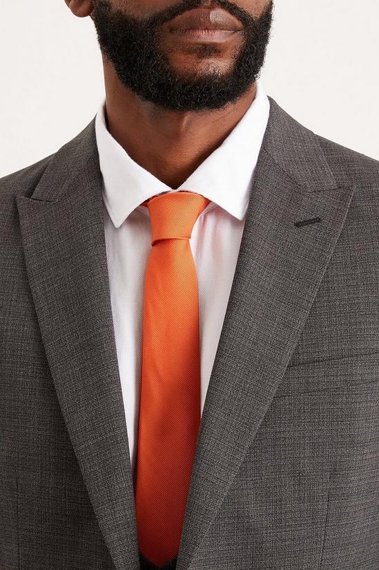 Burton Slim Orange Tie 1