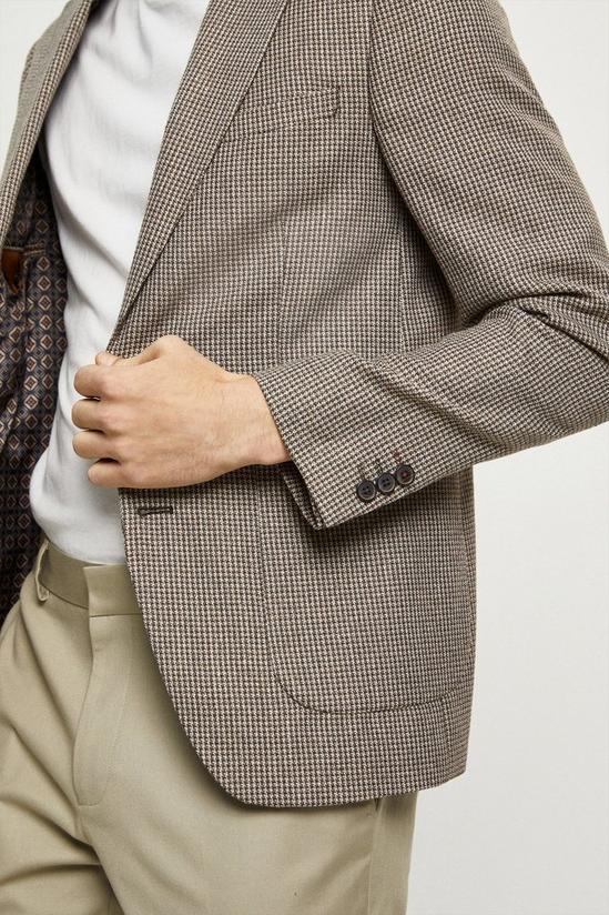 Burton Slim Fit Neutral Textured Blazer 5