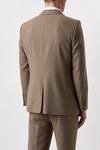 Burton Slim Neutral Herringbone Tweed Suit Jacket thumbnail 3