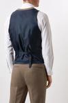 Burton Slim Neutral Herringbone Tweed Suit Waistcoat thumbnail 3