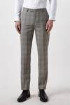 Burton Slim Fit Neutral Check Suit Trousers thumbnail 2