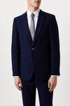 Burton Slim Fit Navy Pinstripe Suit Jacket thumbnail 1