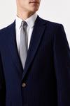 Burton Slim Fit Navy Pinstripe Suit Jacket thumbnail 4