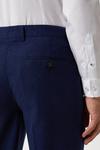 Burton Slim Fit Navy Tweed Suit Trousers thumbnail 4