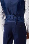 Burton Harry Brown Slim Fit Navy Tweed Suit Waistcoat thumbnail 6