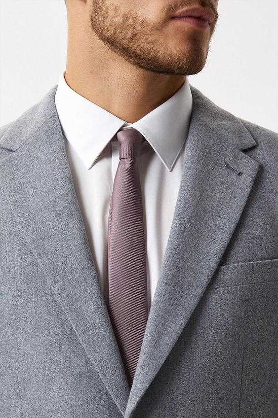 Burton Slim Fit Grey Tweed Suit Jacket 4