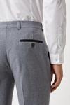 Burton Slim Fit Grey Tweed Suit Trousers thumbnail 4