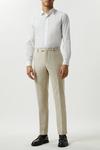 Burton Slim Fit Neutral Tweed Suit Trousers thumbnail 2