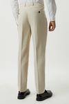 Burton Slim Fit Neutral Tweed Suit Trousers thumbnail 3