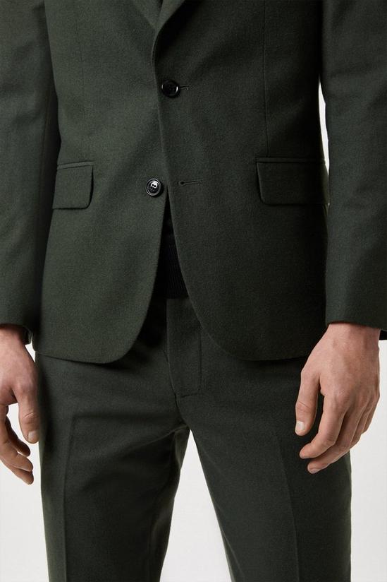 Burton Slim Fit Green Tweed Suit Jacket 6