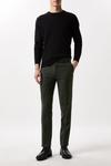 Burton Slim Fit Green Tweed Suit Trousers thumbnail 1