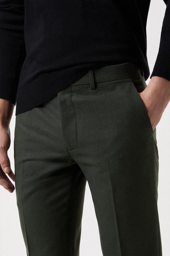 Burton Slim Fit Green Tweed Suit Trousers 4