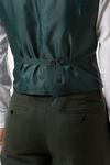 Burton Slim Fit Green Tweed Suit Waistcoat thumbnail 6