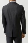 Burton Slim Fit Grey Semi Plain Suit Jacket thumbnail 3