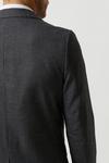 Burton Slim Fit Grey Semi Plain Suit Jacket thumbnail 5