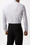 Burton Grey Tailored Fit Long Sleeve Easy Iron Shirt thumbnail 3
