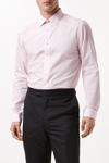 Burton Pink Tailored Fit Long Sleeve Easy Iron Shirt thumbnail 1