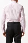 Burton Pink Tailored Fit Long Sleeve Easy Iron Shirt thumbnail 3
