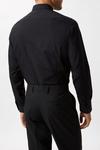 Burton Black Tailored Fit Long Sleeve Easy Iron Shirt thumbnail 3