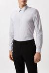 Burton Grey Slim Fit Long Sleeve Essential Shirt thumbnail 1