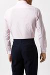 Burton Pink Skinny Fit Long Sleeve Easy Iron Shirt thumbnail 3