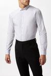 Burton Grey Skinny Fit Long Sleeve Essential Shirt thumbnail 1